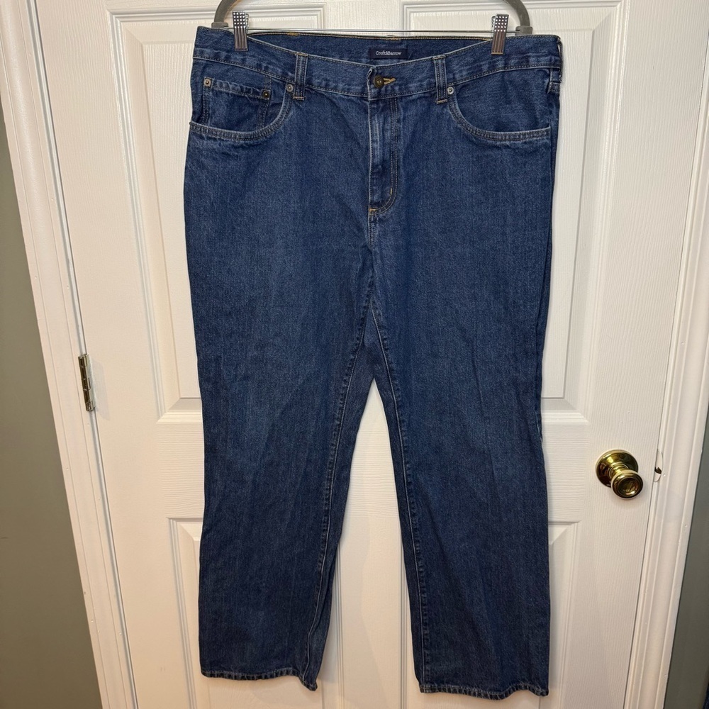Croft & Barrow Men’s Blue Relaxed Fit Jeans Size 34 X 32 GUC